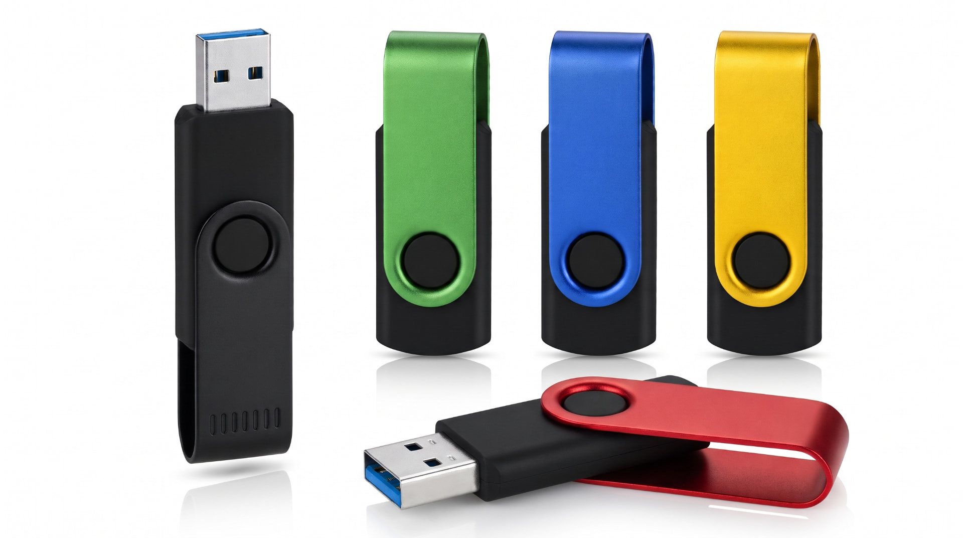 Stickul USB în mai multe culori